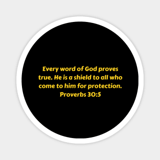 Bible Verse Proverbs 30:5 Magnet